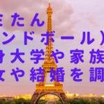 レミたん 土井レミイ杏利ハンドボール の出身大学や家族 彼女や結婚を調査 ふじこさんぽ